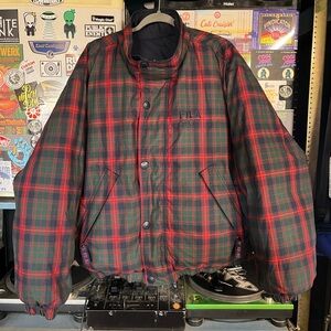Vintage 90s Fila Sport Reversible Puffy Jacket
